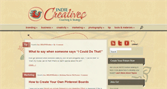 Desktop Screenshot of indiecreatives.com
